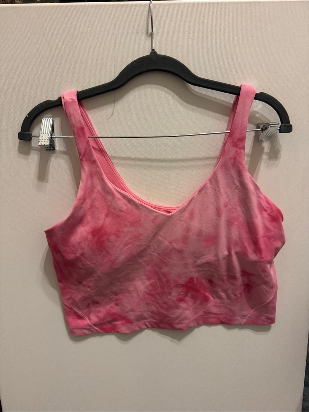 Lululemon Pink Tie-Dye Bralette Tank Top